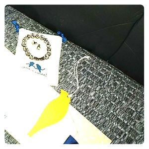 Nickel free bracklet and stud earring set